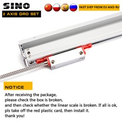 SINO Optical Grating Ruler DRO Linear Scale For Turning Lathe Milling KA-300 5um