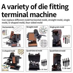 Terminal Crimping Machine Horizontal Vertical Die Single-Piece Die Steel Blade