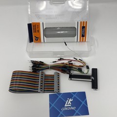LK Cokoino Raspberry Pi GPIO Breakout Kit T-Type Board Breadboard Jumper Cables