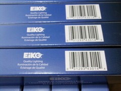 One EIKO 20T6-1/2DC-130V 20W BAYONET STYLE NOS REPLACEMENT BULBS