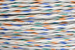 Mil Spec White Jacket 16AWG 4 Conductor Cable M27500-16TE4U00 30 FT. PER SALE