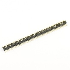 5Pcs Gold Plated 1mm 1.0mm Pitch 2×50 100 Pin SMT Male Double Row Header Strip