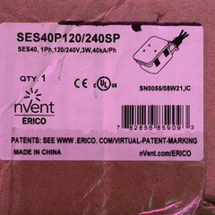 ERICO SES40P120/240SP Surge Protector Device, 1Ph, 120/240V,3w, 40kA/PH