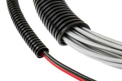 20 Ft 1/2″ Split Wire Loom Conduit Polyethylene Tubing Black Color Sleeve Tube