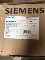 400 AMP Siemens HF365NRA Fusible Nema 3R Rated Heavy Duty Safety Switch.