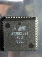 LOT OF 2 ATMEL AT29C1024 FREE SHIP CMOS FLASH PLCC44 1 Megabit 64K x 16 5 volt