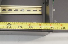 ETC DIN28 Large Type-1 Din Rail Enclosure Black 14″ x 28″ – NEW Surplus!