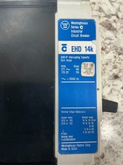 *FREE SHIPPING* Westinghouse EHD1020L Circuit Breaker 20 Amp 277 Volt 1 Pole