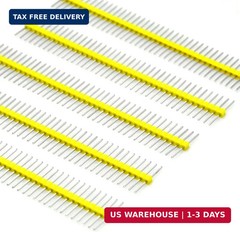 Gikfun 1 x 40 Pin 2.54mm Single Row Breakaway Male Pin Header for Arduino (Pack