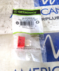 New Ortronics OR-63700039-42 Tracjack, LC, MTL. Flush Mount Red HSG, Beige Adapt