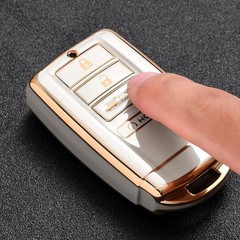 Soft TPU Key Fob Cover Case Protector for Acura MDX RDX RLX ILX TLX 2018-2023 Mo