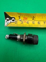 Lot of Vintage Panel Mount Electrical Parts Fuse Holders Pilot Lights RE