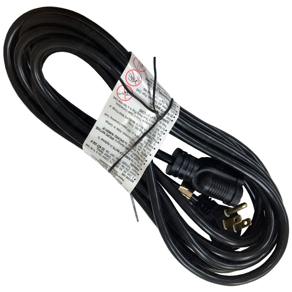 Flat Plug Power Extension Cords – 3 Prong, 13amp, 125V, 1625 W – Various Lengths