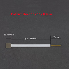 0.1-0.2mm Gold Au Electrode Holder Purity 99.99% Gold Sheet Plate Electrode