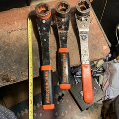 LOT OF (3) I FARGO 2 Lowell Reversible Lineman Ratchet 1 x 1-1/8 x 3/4 USA