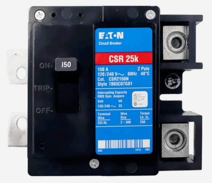 Eaton – CSR2150N – Eaton Standard Circuit Breaker main breaker, 2P, 1PH, 150A,