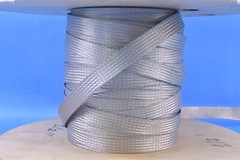Alpha Wire 100′ 1/2″ Width Flat Ground Braid 0.500″ 10 AWG Copper Tinned