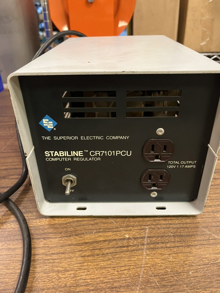 SUPERIOR STABILINE,CR7101PCU,AUTOMATIC VOLTAGE REGULATOR 120V 1PH