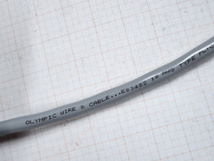 Olympic Wire 3132 18/1P Twist Pair Power Limited Tray Cable PLTC 105C Gray /50ft