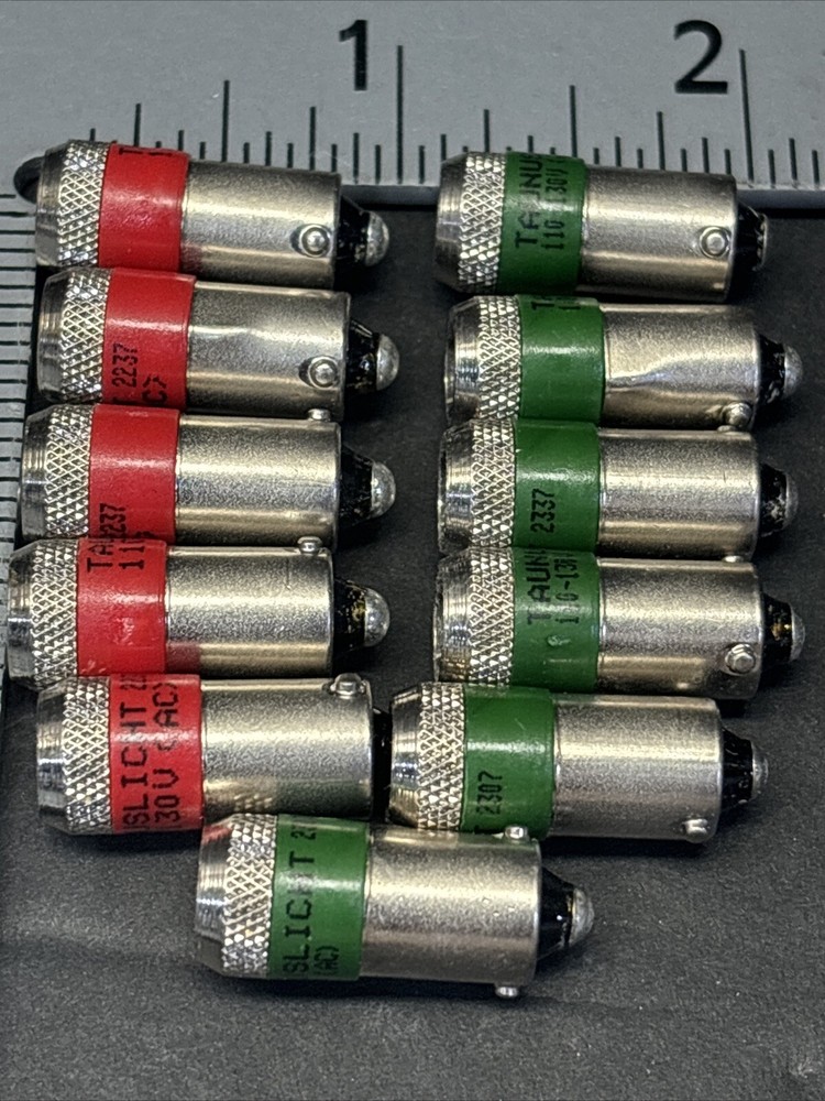 11- ABB KA2-2142 LEB Bulb Green 120V AC Taunuslicht 2307 & Red 2237 Free US Ship