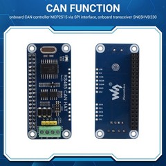 RS485 CAN HAT for Allows Stable Long-Distance Communication Supports 7117