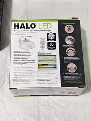 Halo 4″ Wireless Smart Integrated LED Recessed Ceiling Light Qty 4 RL460WHZHA69