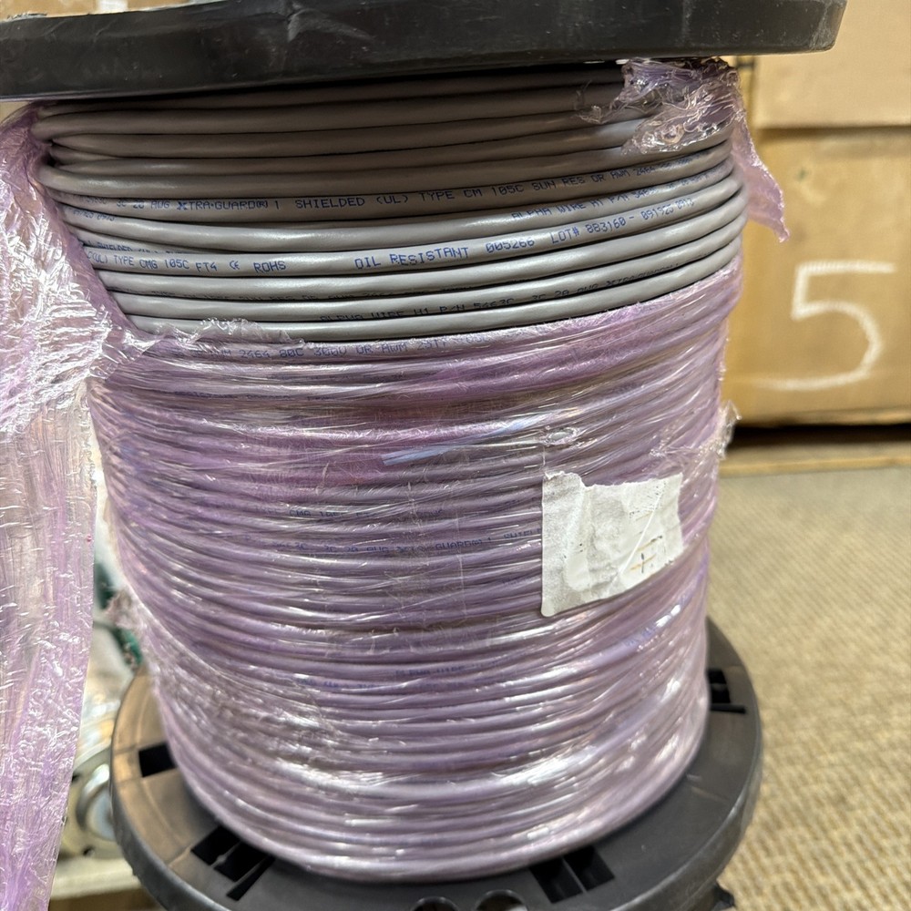 1000ft Alpha Wire H1 5468C 20 AWG W/ 8 Slot