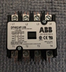 ABB DP40C4P-1 4P 40A Definite Purpose Contactor 120V Coil NEW INVENTORY!