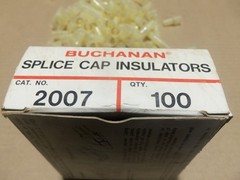 Buchanan 2007 Box of 100 Splice Cap Insulator AK