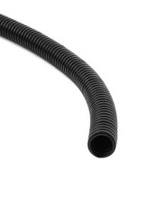 5 M 14×18 mm Plastic Flexible Corrugated Conduit Tube for Garden,Office Black