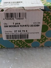 Phoenix Contact 2702766 GW MODBUS TCP/RTU 2E/2DB9 Gateway Interface Converter
