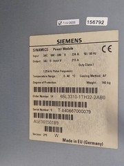 SIEMENS 6SL3351-1AG32-2AA1 SINAMICS Power Module 3AC 660-690V 224A 50/60Hz