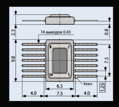 185RU3 185РУ3 = 2106 IC 64-bit RAM Soviet Military Superduty Microchip NEW 10pcs