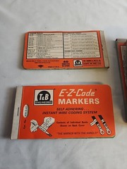 Thomas & Betts E-Z-Code Pocket Pack Vintage Wire Markers Electric Electrical CB3