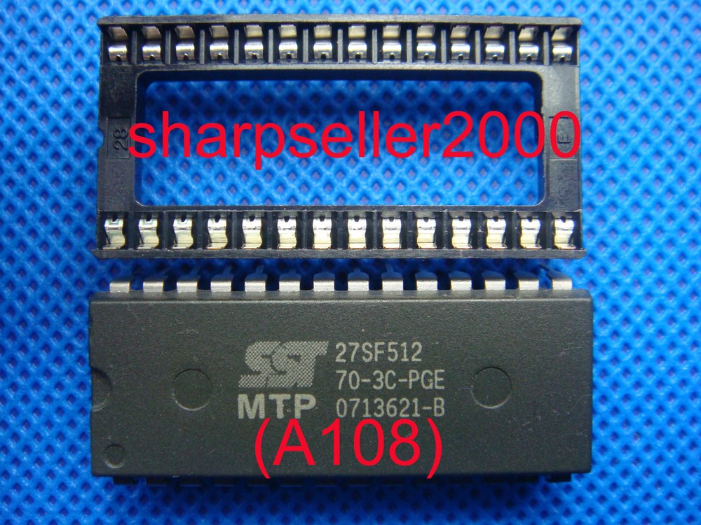 10 SET SST27SF512-70-3C-PGE SST 27SF512 plus DIP sockets (A108)