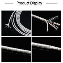 PTFE Silver Plated Shielded Wire Multicore Strand Copper Wire 2*0.15mm²~6*0.2mm²