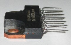 13 Watt Dual Audio Power Amplifier IC – Toshiba TA8216H – 8 / 4 Ohm Load – 28VDC