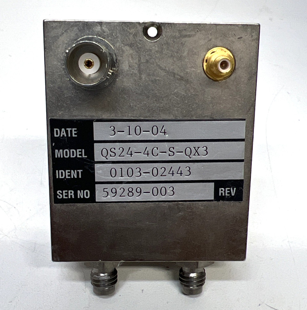QUANTRONIX CORP QS24-4C-S-QX3 LASER MODULE Q-SWITCH , IDENT : 0103-02443