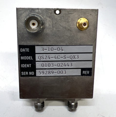QUANTRONIX CORP QS24-4C-S-QX3 LASER MODULE Q-SWITCH , IDENT : 0103-02443