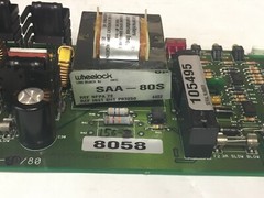 WHEELOCK P83236C SAA- 80S SUPERVISED AUDIO AMPLIFIER PCB