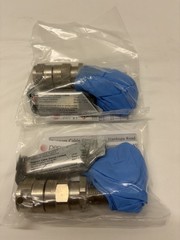 PEPPERS CABLE GLAND CR-SBF20/NP/050NPT, NICKEL PLATED BRASS. LOT OF 2. NEW.