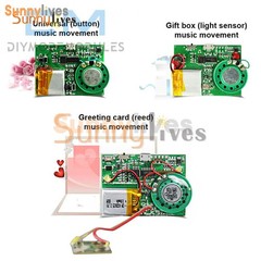 8M Recordable Sound Module MP3 Music Voice Player Board for Greeting Card DIY