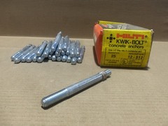 Hilti 12-512 Box of 25 5500 060 Kwik-Bolt Concrete Anchor AK