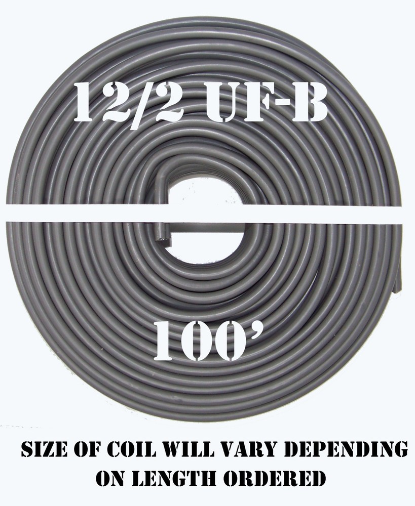 12/2 UF-B x 100′ Southwire Underground Feeder Cable