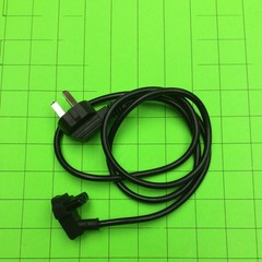 3FT Foreign Right Angle 3 Barrel Power Cord (NOT For United States Outlet)