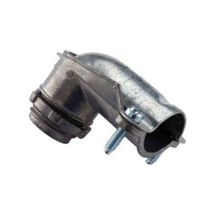 Halex 11015B, 1-1/2″, Die-Cast, Non-Insulated, 90D, A/MC/Flex Connector, 1 pc