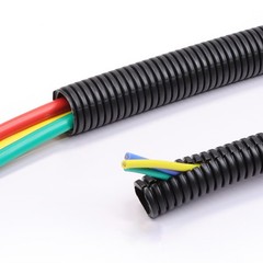 Conduit Spilt Cable Tidy Flexible Tube Convoluted Protection Tubing PP Non Split