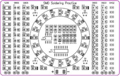 DIY SMD SMT Welding Practice Board EK7028 – Essential Training for Beginners