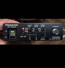 Panasonic GP-KS162CUD Camera Control Unit Working w/ Power Lead & S-Video Cable