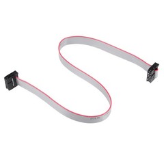 5 Pack Long 30CM 2MM Flat Ribbon Cable IDC 10 Pin Connector